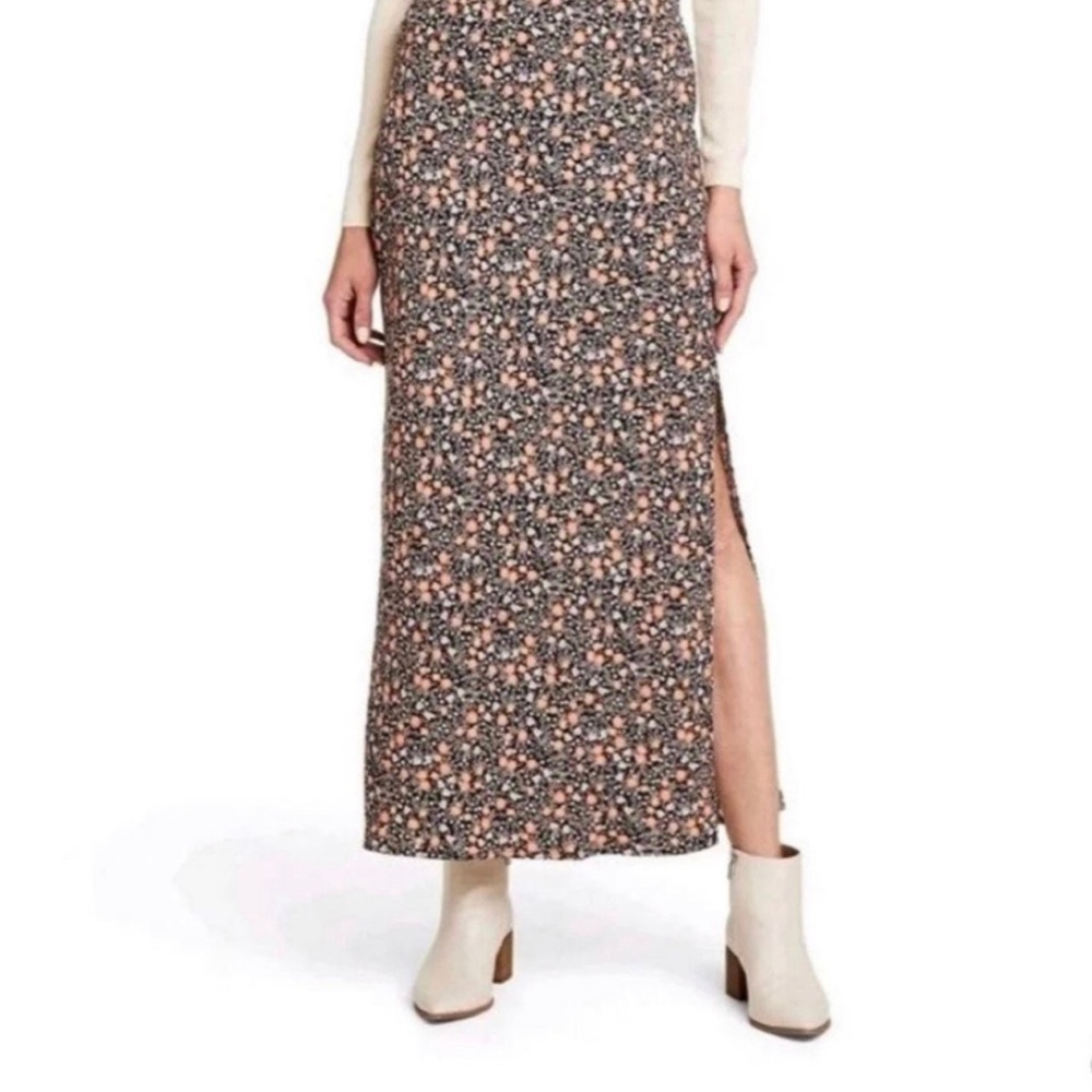 Nili Lotan x Target Floral Print Maxi A-Line Skirt XXS